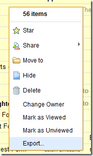 Right Click Menu