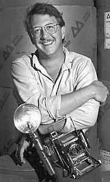Michael J. Gibbs: Yes, I know it is an old picture of me but I like it! BTW - We work in digital for photography now, not large format.